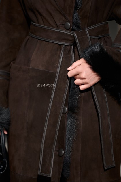 женская дублёнка из итальянской тосканы