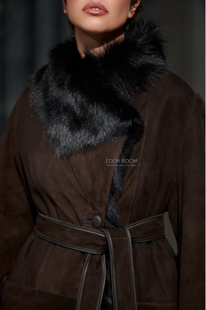 женская дублёнка из итальянской тосканы