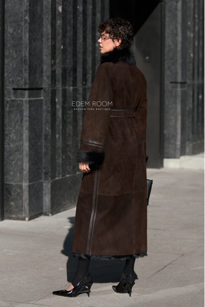 женская дублёнка из итальянской тосканы