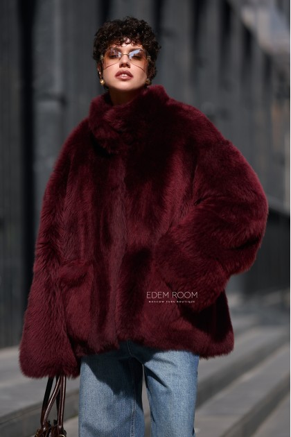 шуба - дублёнка из тосканы