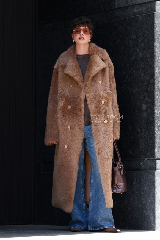 двухсторонняя шуба - дублёнка из тосканы