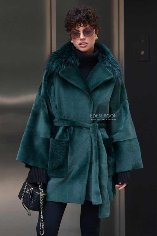 демисезонное пальто - дублёнка  демисезонное пальто - дублёнка