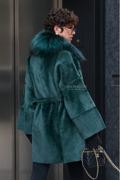 демисезонное пальто - дублёнка  демисезонное пальто - дублёнка