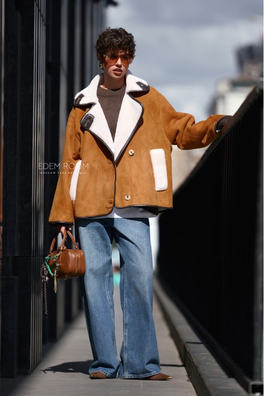 женская куртка - дублёнка