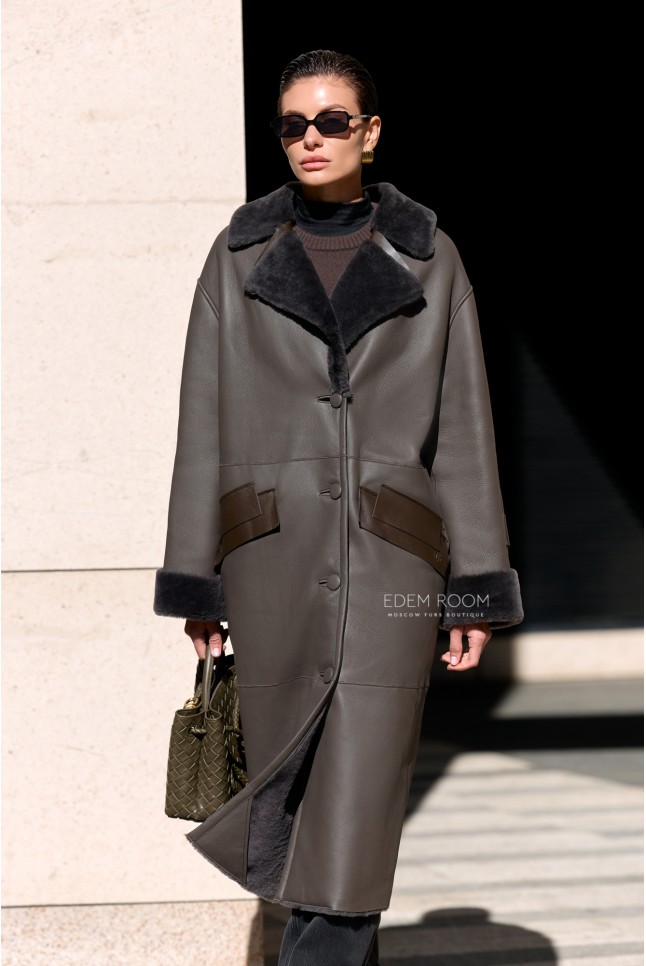 дублёнка женская на большие размеры