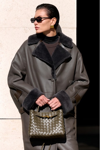 дублёнка женская на большие размеры