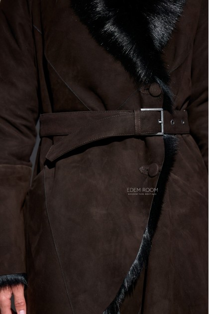 замшевая дублёнка на тоскане