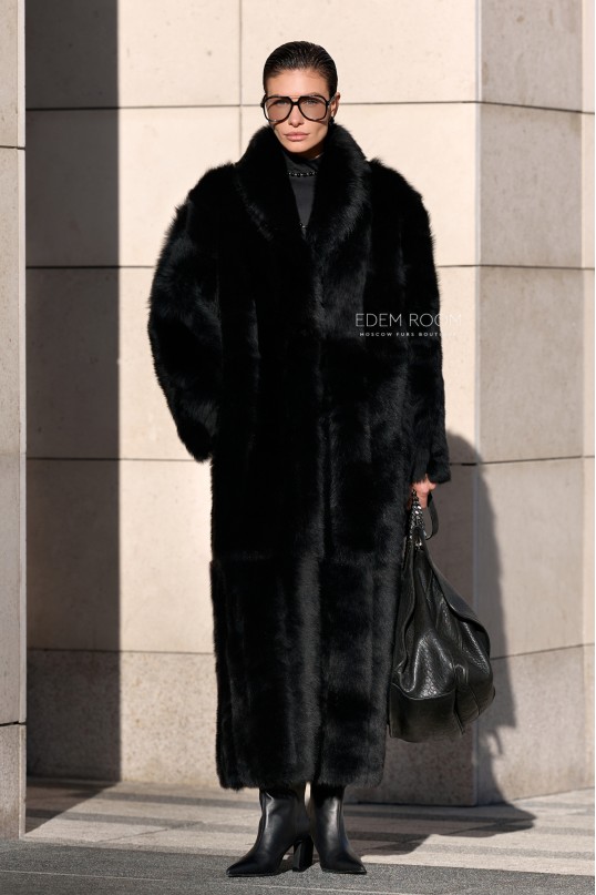 двухсторонняя шуба - дублёнка из тосканы 