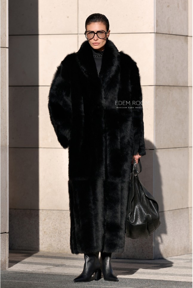 двухсторонняя шуба - дублёнка из тосканы 