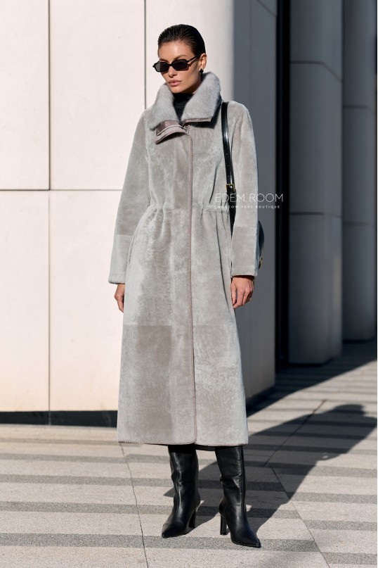 двухсторонняя дублёнка из мериноса