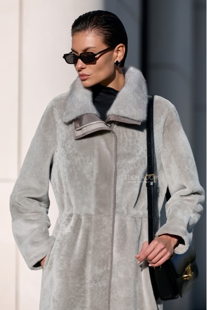 двухсторонняя дублёнка из мериноса