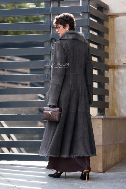 женская дублёнка yf на итальянской тоскане