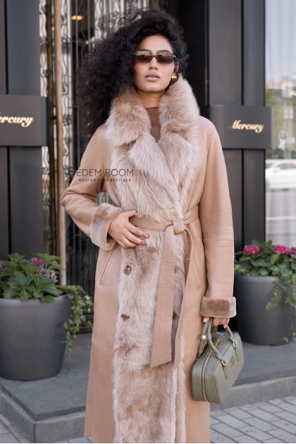 дублёнка женская с тосканой