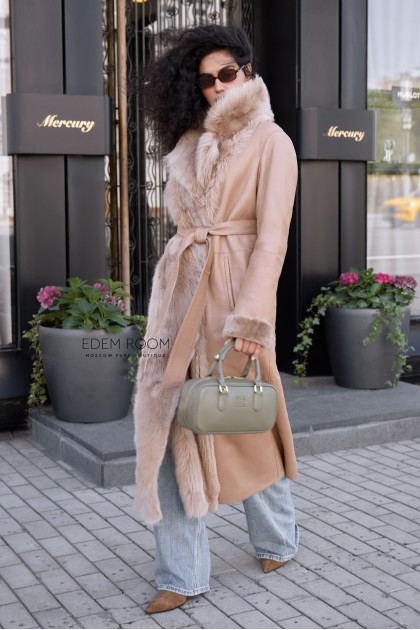 дублёнка женская с тосканой