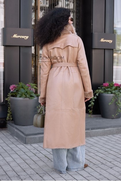 дублёнка женская с тосканой