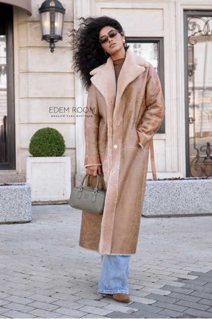 дублёнка женская из испанского мерино