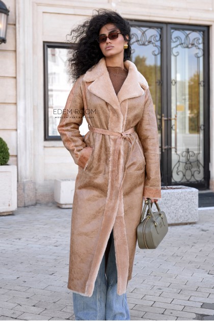 дублёнка женская из испанского мерино