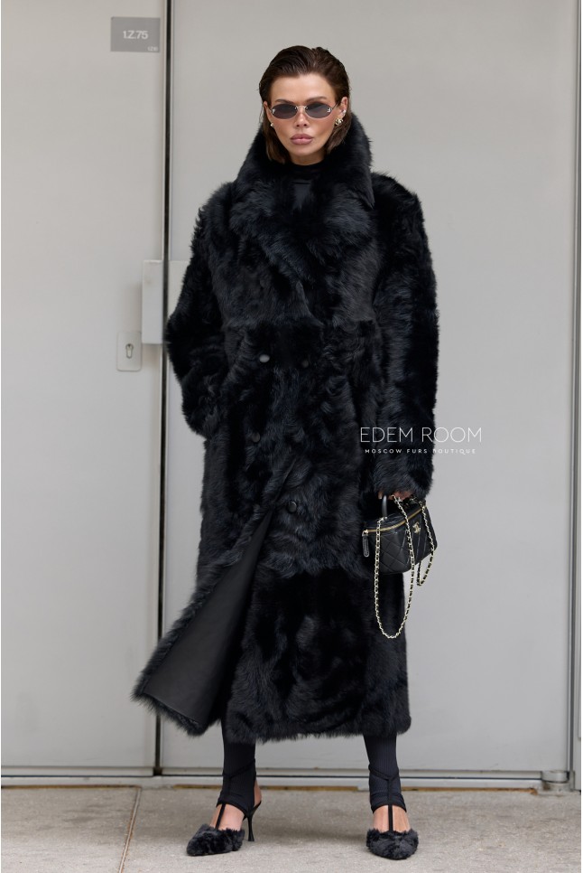 двухсторонняя шубка - дублёнка из тосканы