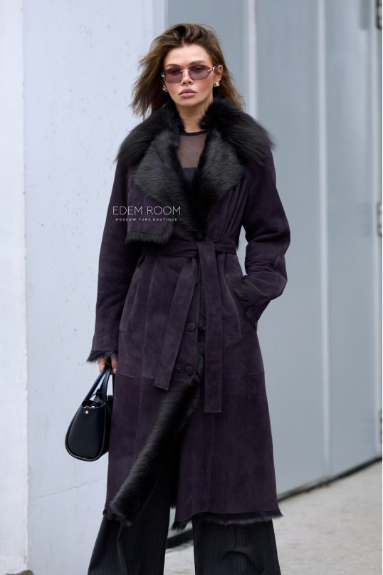 женская дублёнка из итальянской тосканы