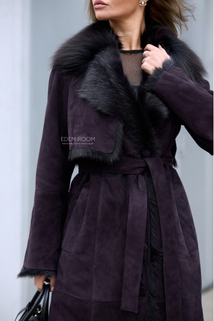 женская дублёнка из итальянской тосканы