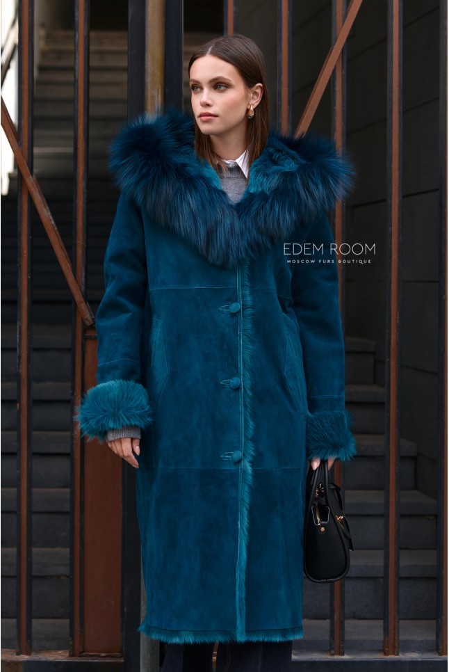 облегчённая дублёнка женская 