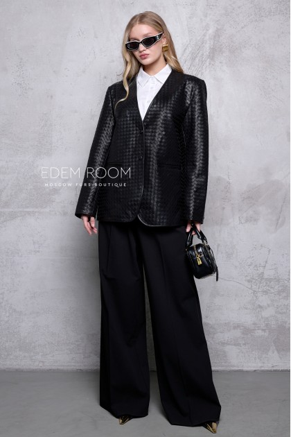 пиджак из натуральной кожи  Bottega Veneta пиджак из натуральной кожи  Bottega Veneta
