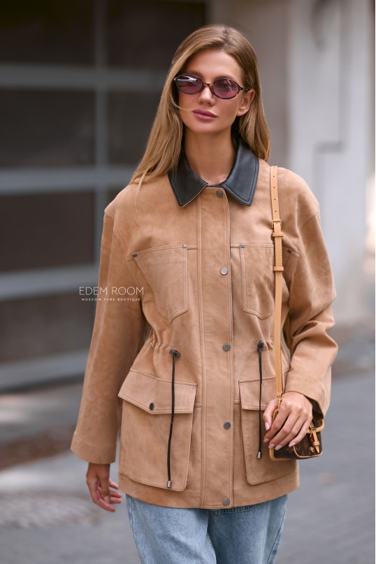 замшевая куртка рабочего