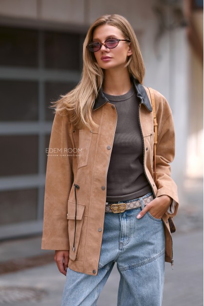 замшевая куртка рабочего