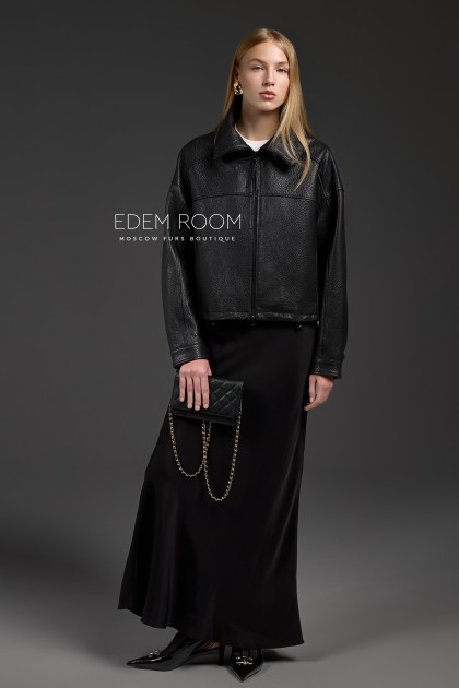 короткая куртка из натуральной кожи Joomba