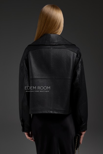 короткая куртка из натуральной кожи Joomba