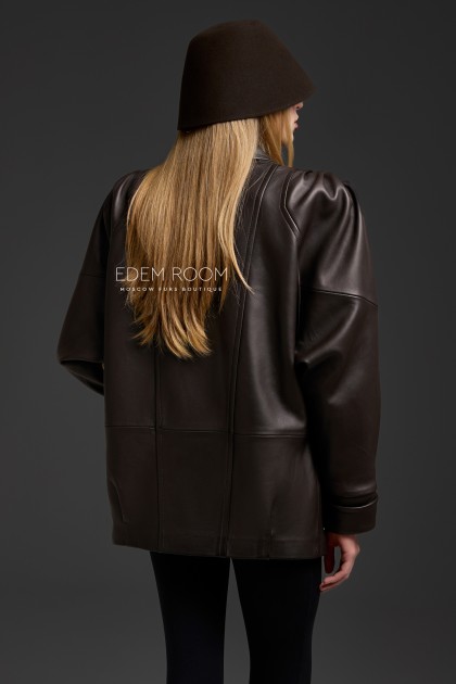 кожаная куртка- пиджак