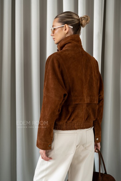  куртка из замшевой кожи