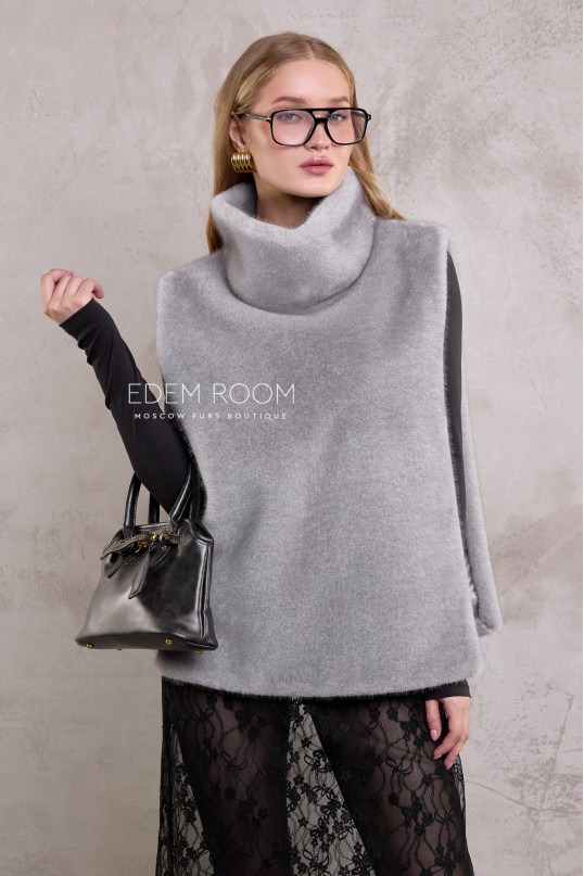 манишка из эко- меха