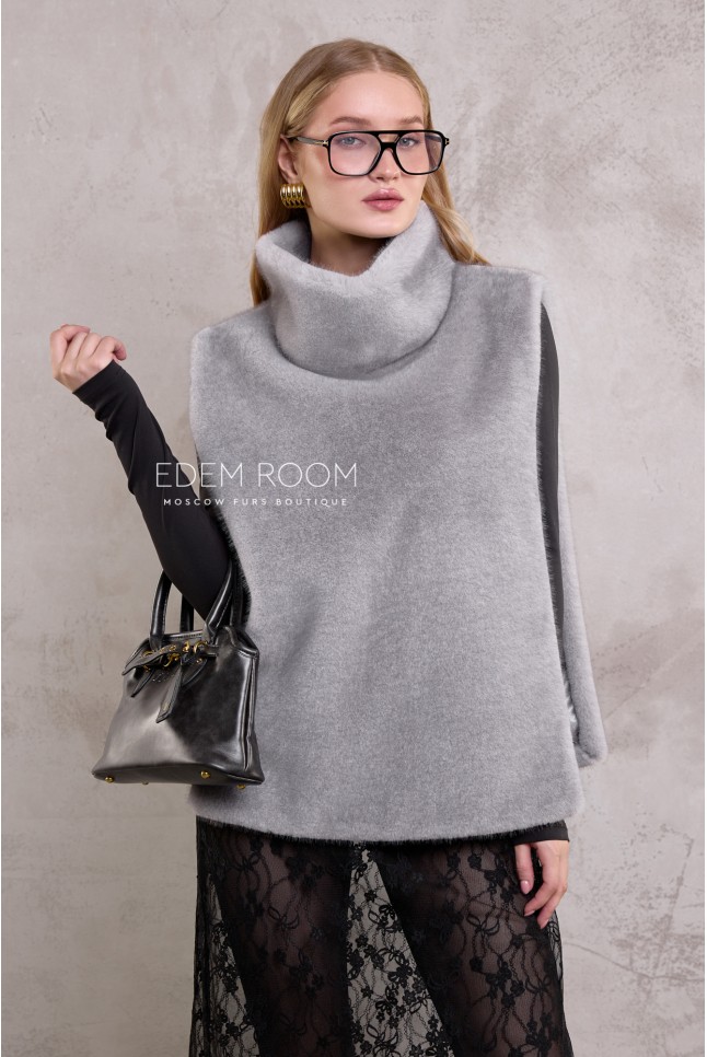 манишка из эко- меха