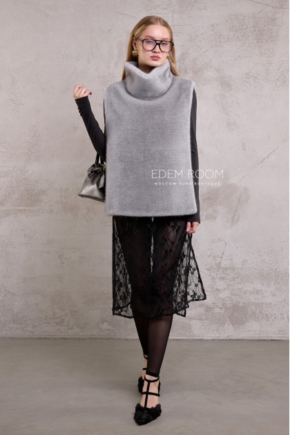 манишка из эко- меха