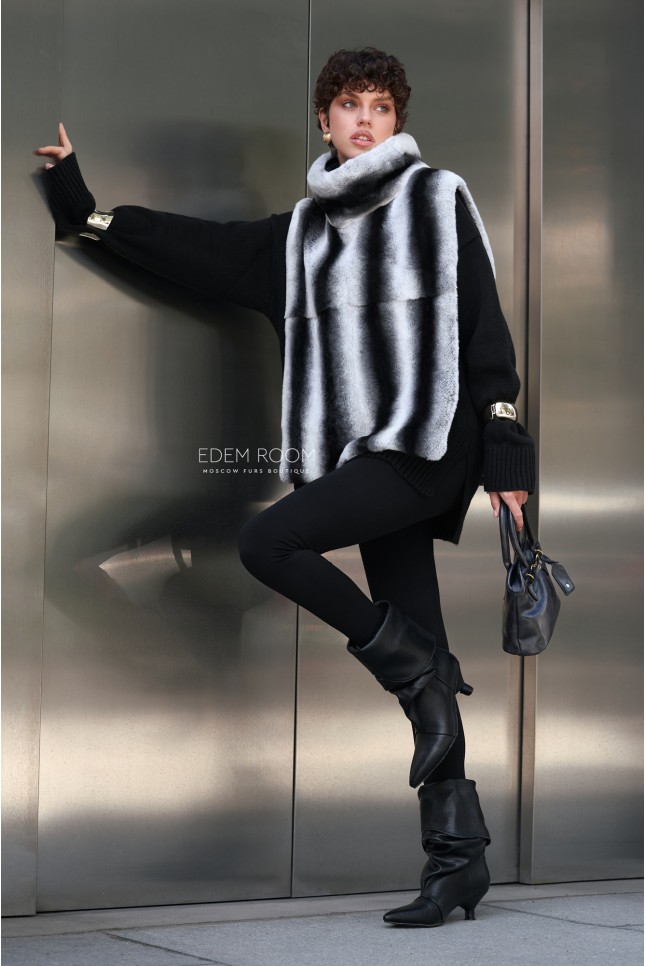 манишка из кролика рекс