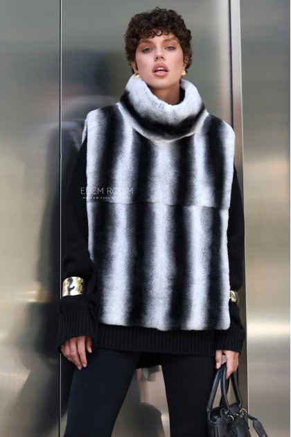 манишка из кролика рекс