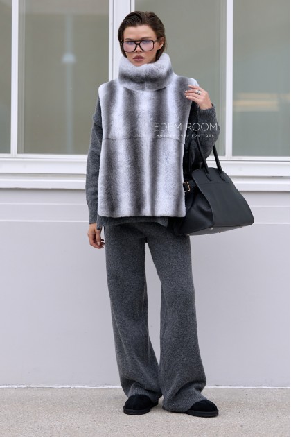 манишка из меха рекса