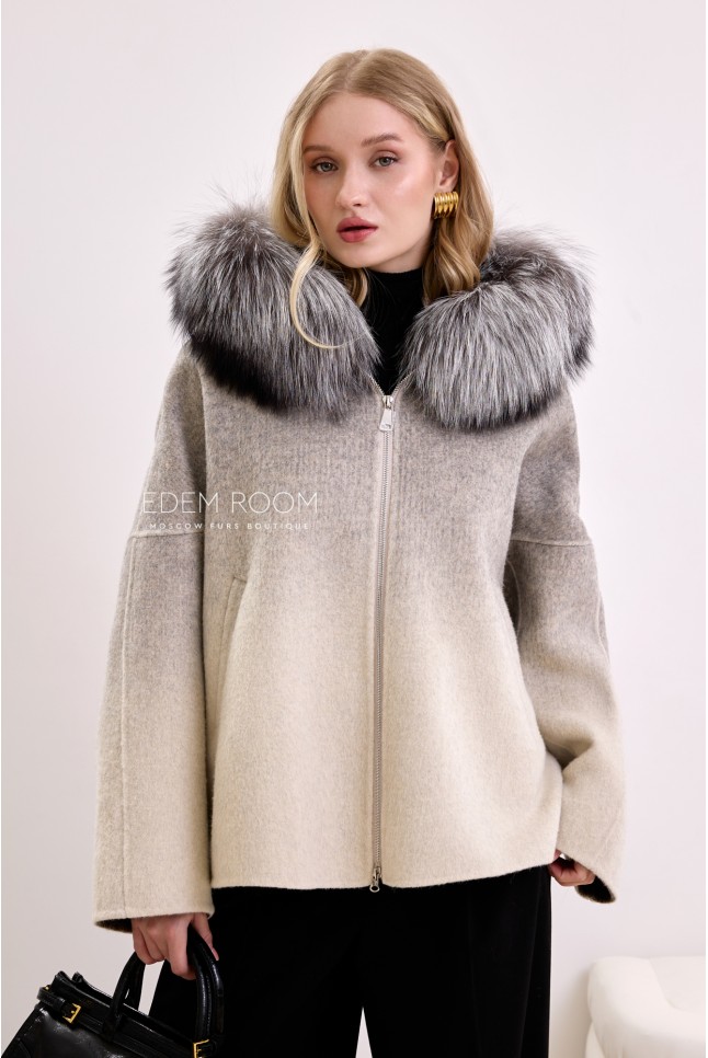 куртка - пальто с капюшоном