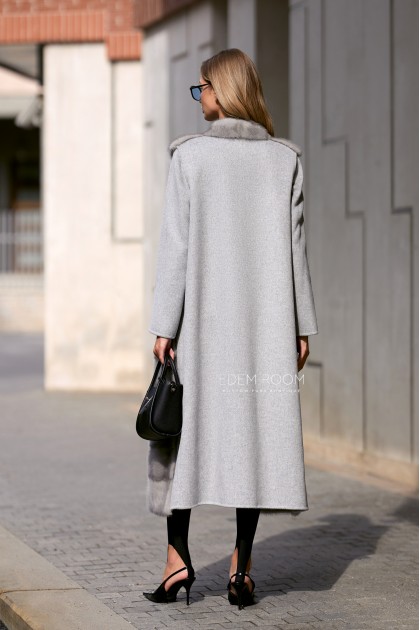 пальто - жилетка из меха норки