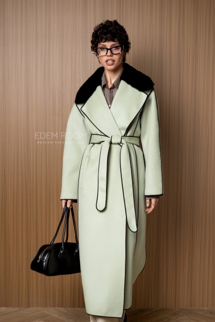 пальто из натуральной шерсти - Италия 