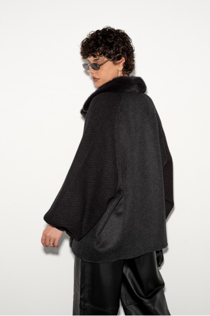 куртка с мехом норки