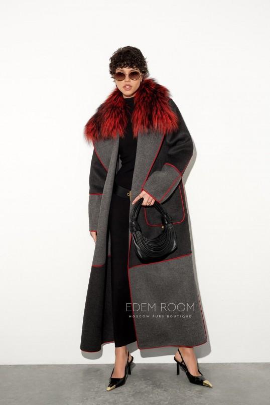 пальто италия двухстороннее