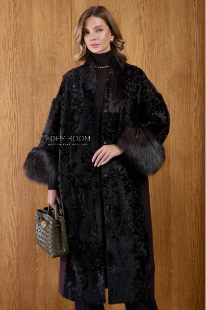 пальто с мехом