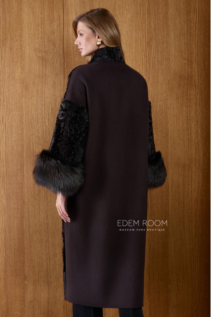 пальто с мехом