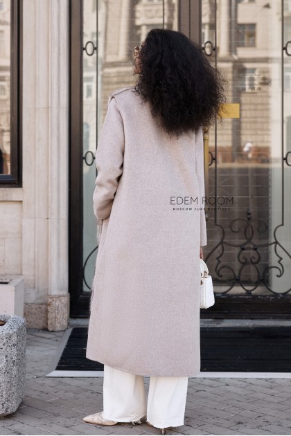 пальто - жилет 2в1 из меха норки 