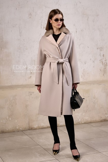 кашемировое пальто с подстежкой