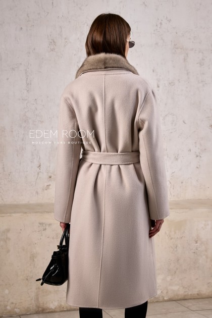 кашемировое пальто с подстежкой