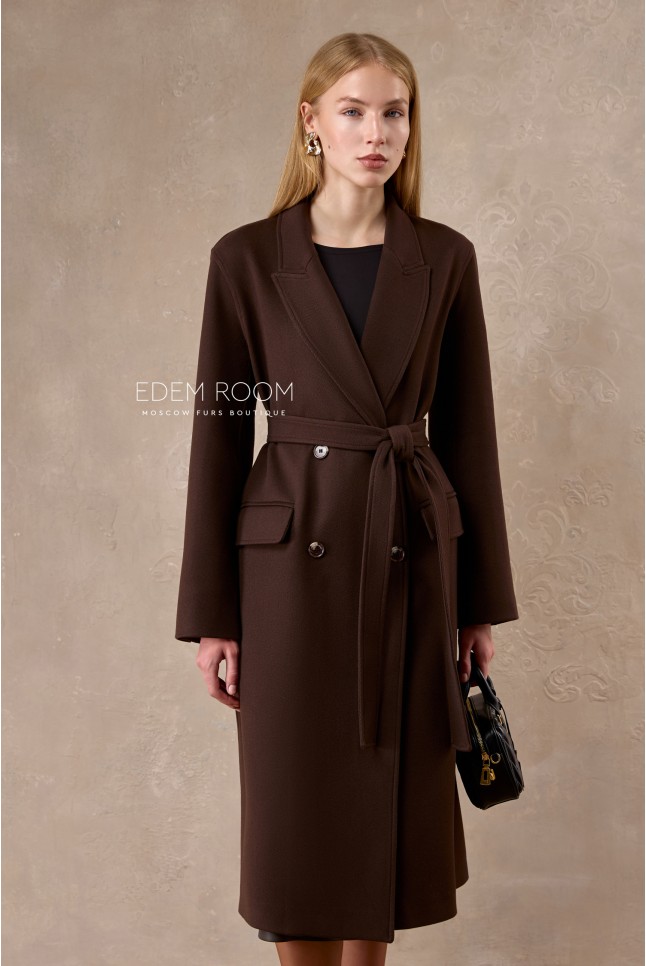 пальто из кашемира от Donna Bacconi