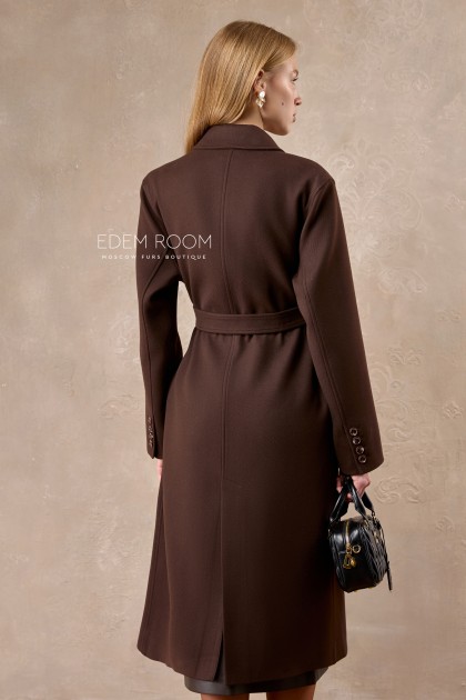 пальто из кашемира от Donna Bacconi